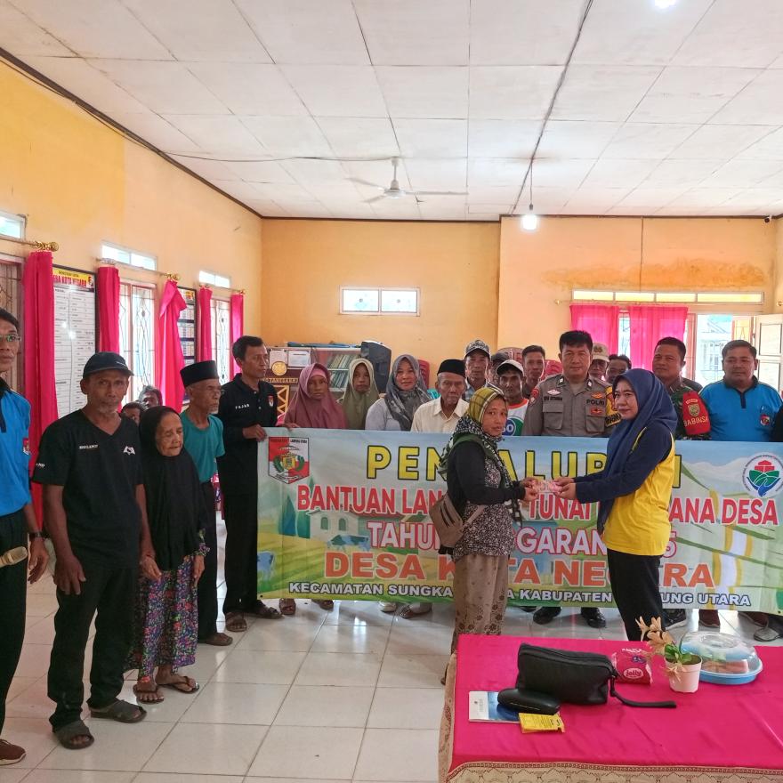 PENYALURAN BLT DANA DESA TRIWULAN I BULAN JANUARI FEBRUARI DAN MARET TAHUN 2025